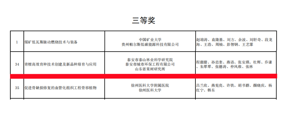 【喜报】泰安市东岳市政建筑工程有限公司荣获第十二届淮海科学技术奖